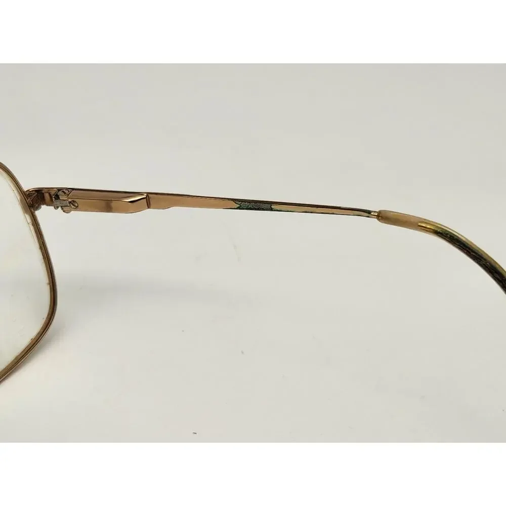 Vintage Gucci Aviator Eyeglasses Gold Frames Mens
